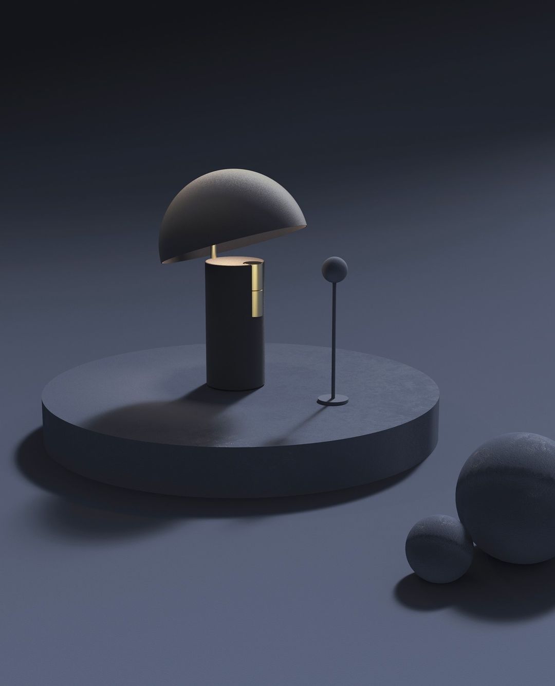 Bordslampa - RetroWave - Minimalistisk & Justerbar Design - Chic Modern Elegans | Veska