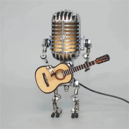 Bordslampa Robot Metall Industriell Design | Veska Gul
