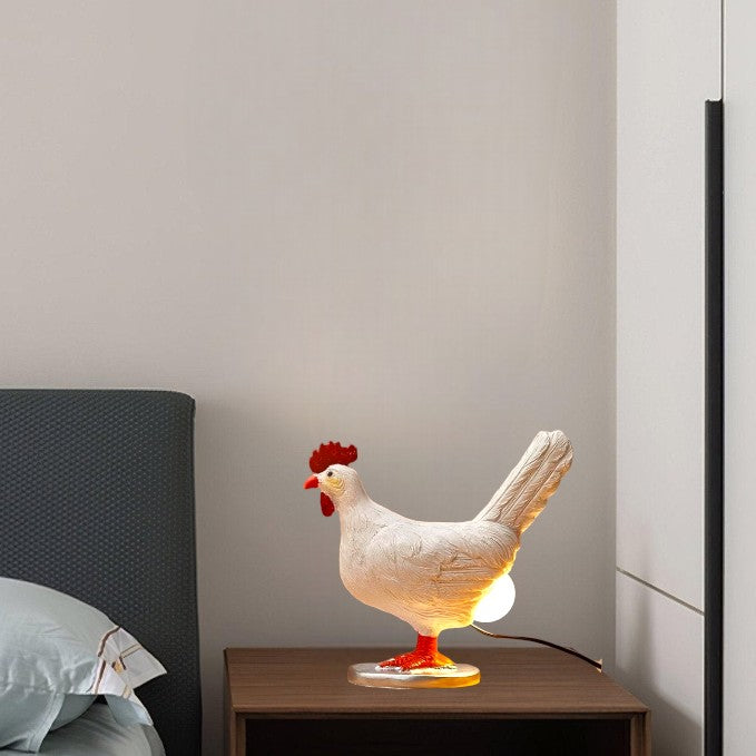 Bordslampa Rolig Höna Djur Nattljus | Veska