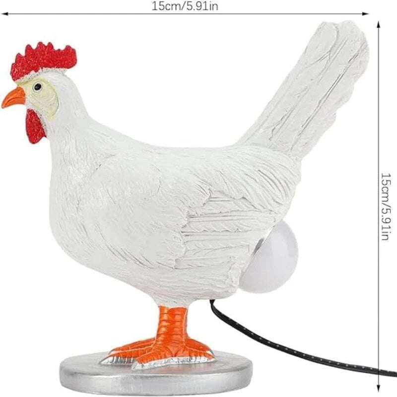 Bordslampa Rolig Höna Djur Nattljus | Veska
