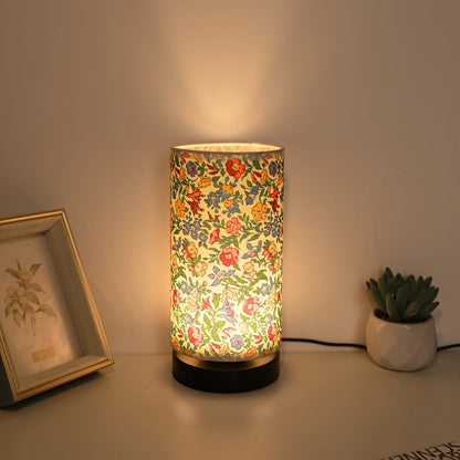 Botanisk Blommig Tyglampa Bordslampa | Veska Trädgårdsäng