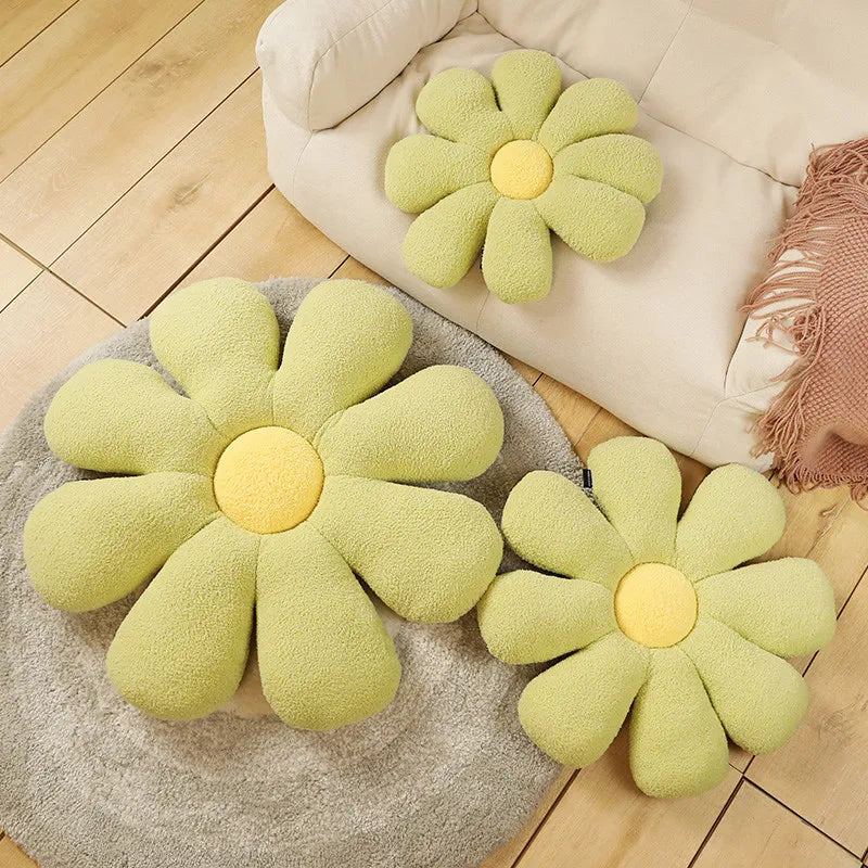 Boucle Plush Flower Cushion | Veska