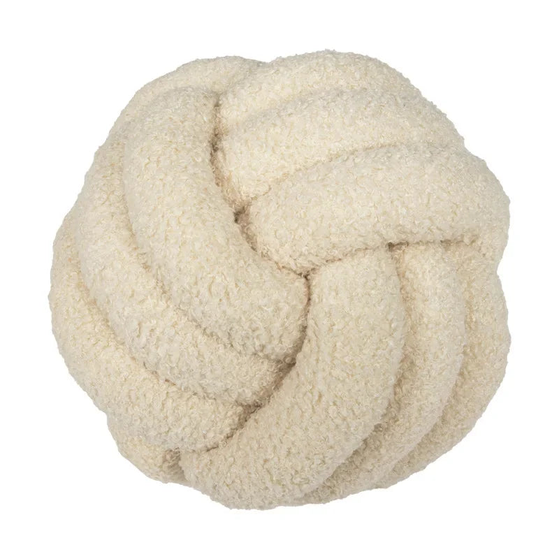 Boucle Repknut Boll Kudde | Veska Beige