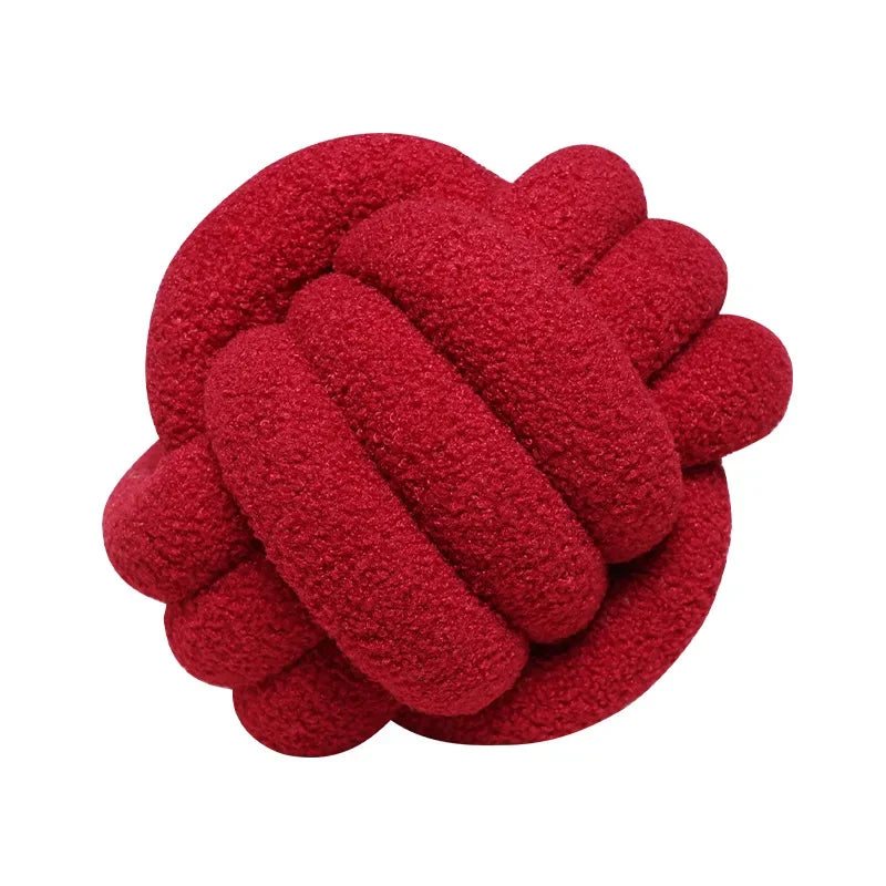 Boucle Repknut Boll Kudde | Veska burgundryd