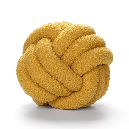 Boucle Repknut Boll Kudde | Veska Gul