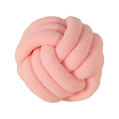 Boucle Repknut Boll Kudde | Veska Ljusrosa
