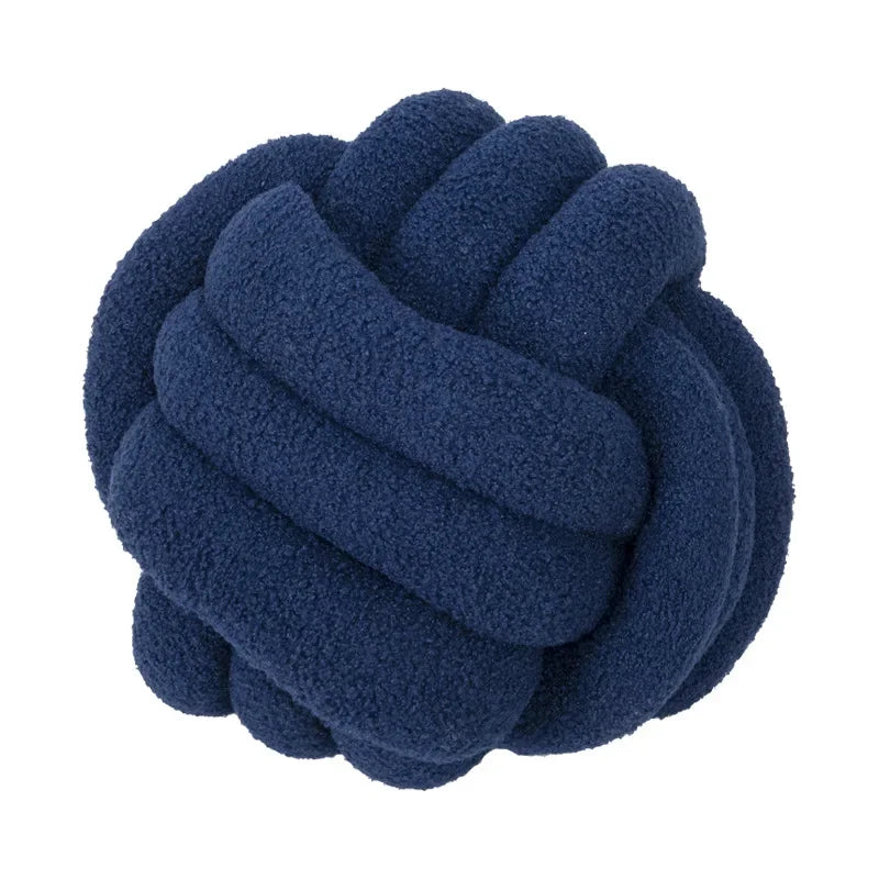 Boucle Repknut Boll Kudde | Veska marinblå