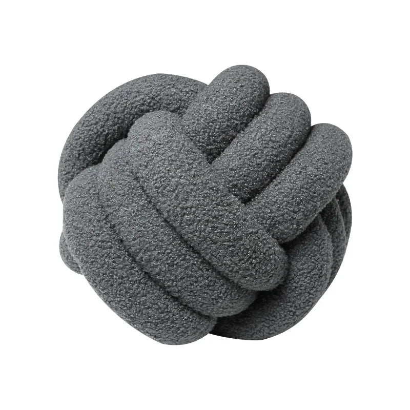 Boucle Repknut Boll Kudde | Veska MÖRKHETSGRÅ