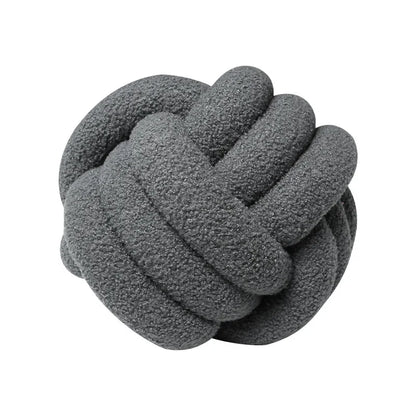 Boucle Repknut Boll Kudde | Veska MÖRKHETSGRÅ
