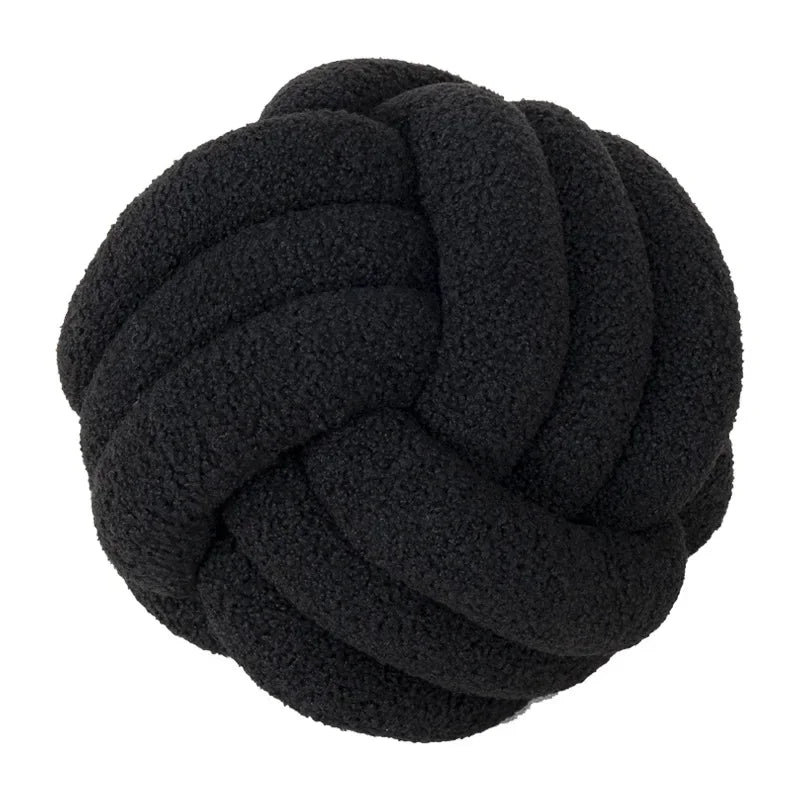 Boucle Repknut Boll Kudde | Veska svart