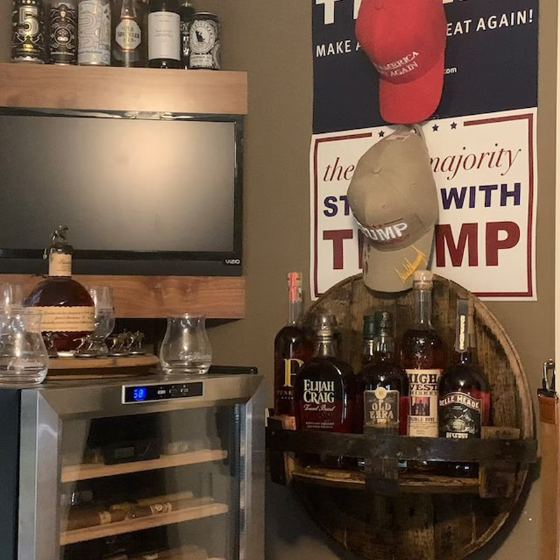 Bourbon-Whiskey-Barrel Ställ | Veska