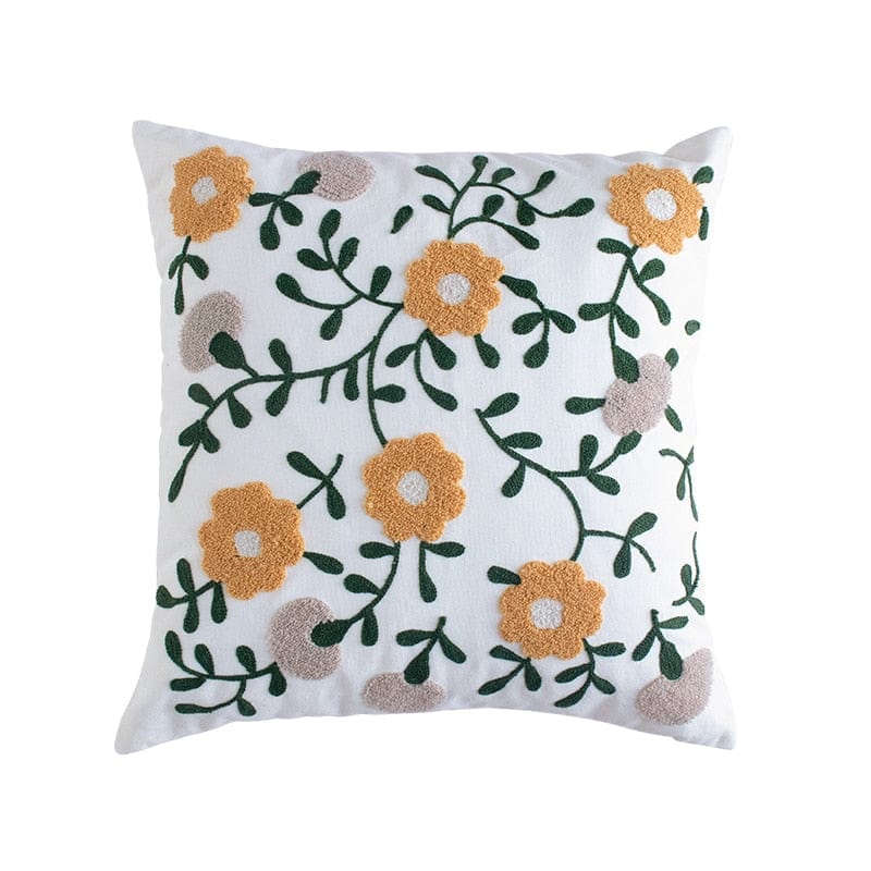 Broderi Blomsterträdgård Kuddeöverdrag | Veska Standard Titel