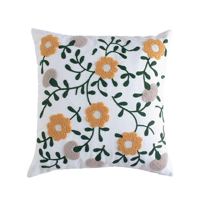 Broderi Blomsterträdgård Kuddeöverdrag | Veska Standard Titel