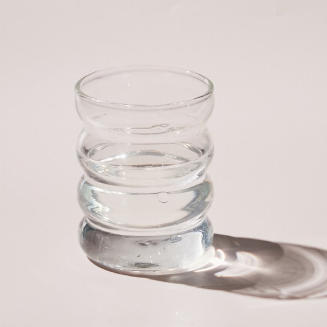 Bubble Glass Cup | Veska Clear Bubble 301-400ml