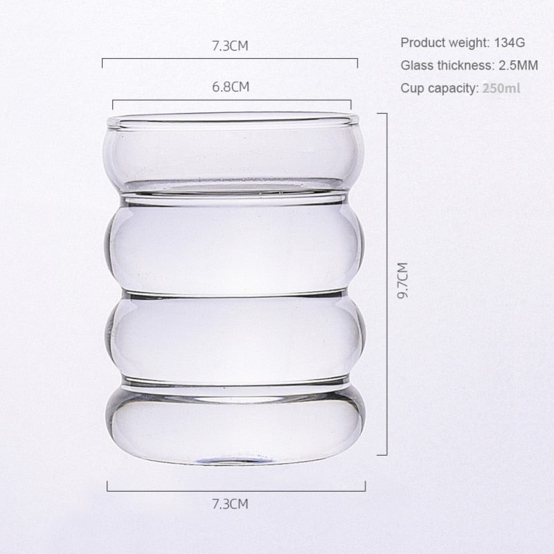 Bubble Glass Cup | Veska