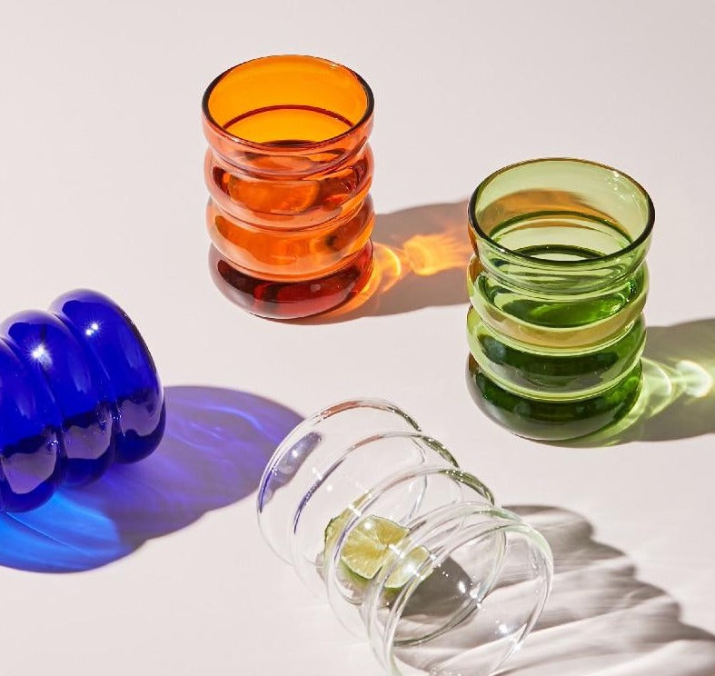 Bubble Glass Cup | Veska Grön Bubbel 301-400ml