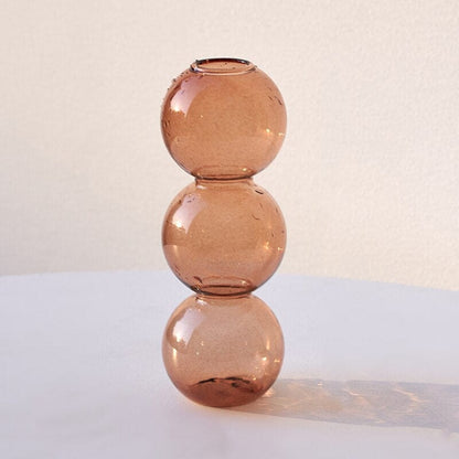Bubble Glass Vase | Veska Ginger-3 Bubblor
