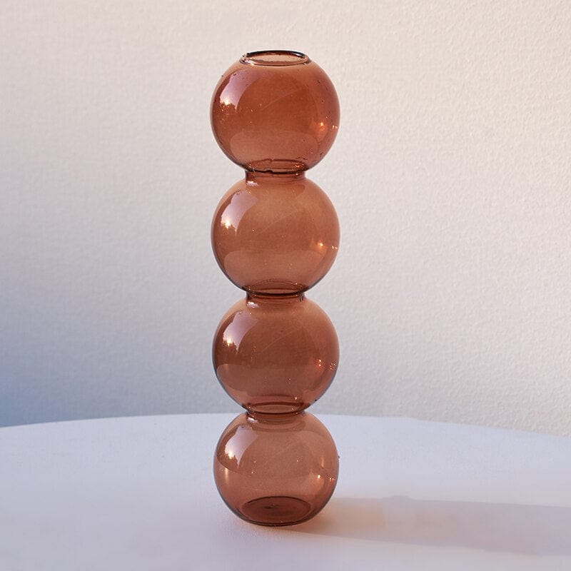 Bubble Glass Vase | Veska Ginger-4 Bubblor