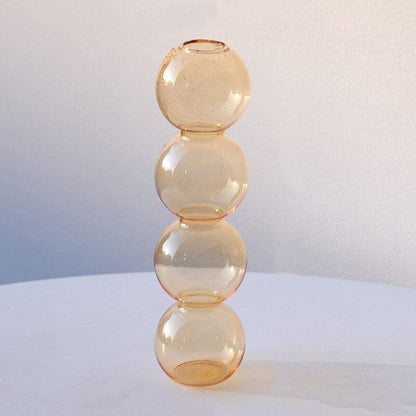 Bubble Glass Vase | Veska Persika-4 Bubbles