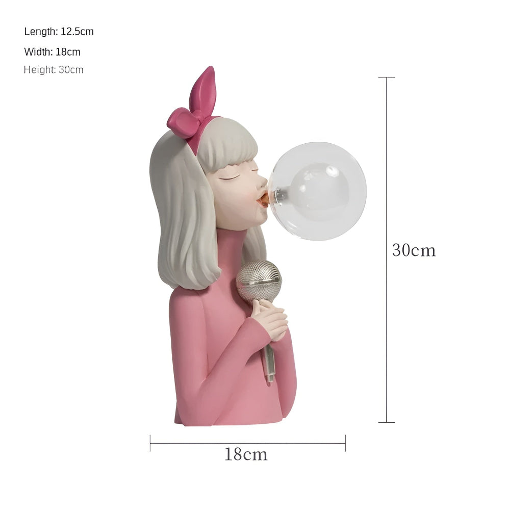 BubbleFairies Bordslampa – Fängslande Quartet Tecknad Flicka Figur Belysning | Veska