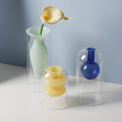 Bubbly Glass Vases - Opaque | Veska