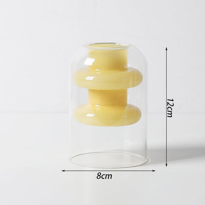 Bubbly Glass Vases - Opaque | Veska Gul