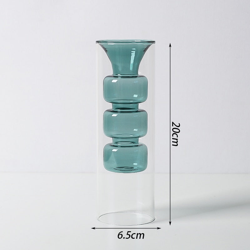 Bubbly Glass Vases - Opaque | Veska Turkos