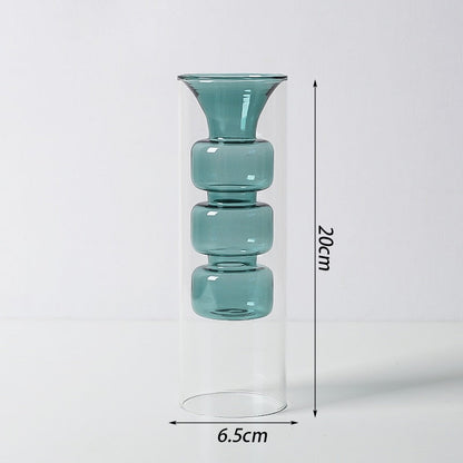 Bubbly Glass Vases - Opaque | Veska Turkos
