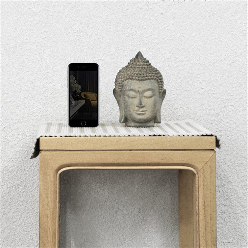 Buddha Huvudstaty Figurine | Veska