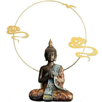 Buddha Staty Figurine | Veska 20 cm 7.87 "