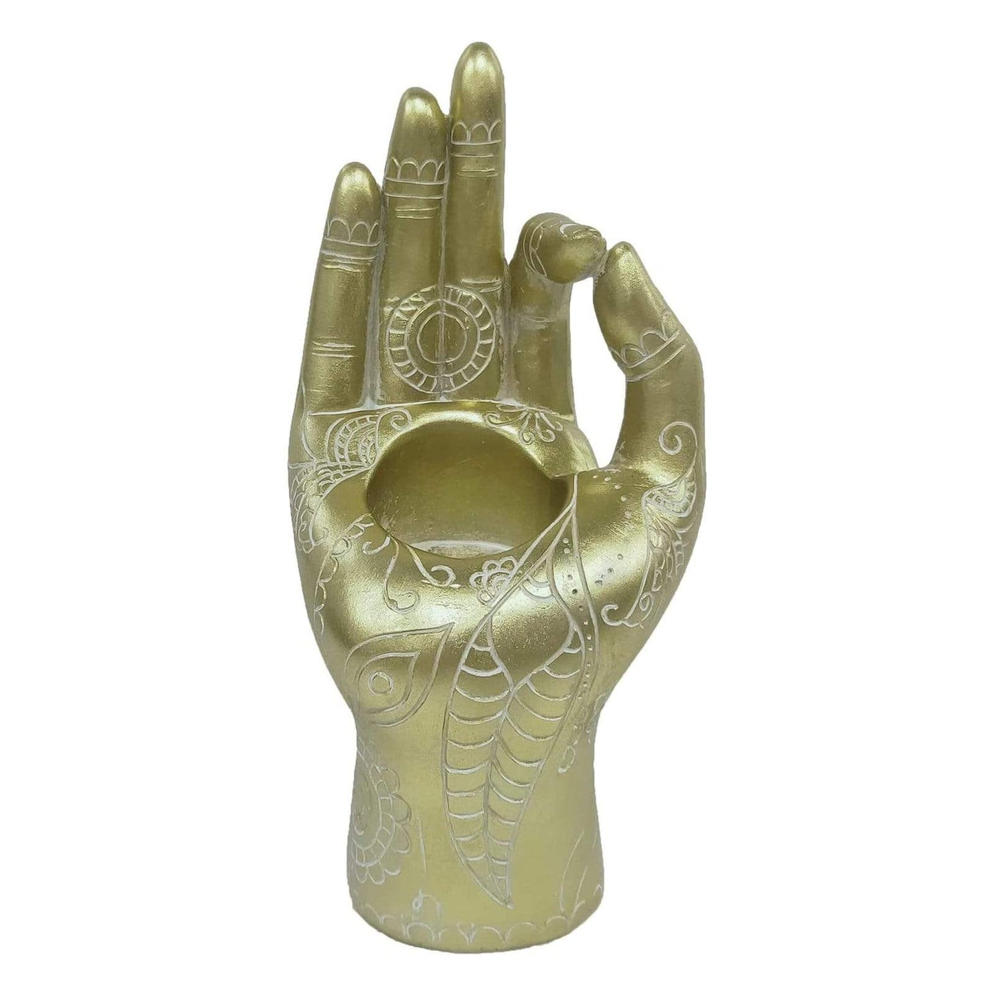 Buddhas Hand Formad Ljus Holdare | Veska