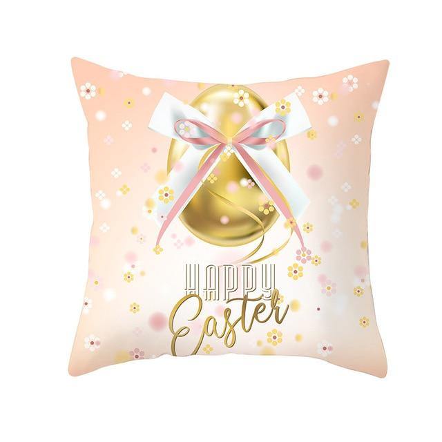 Bunny Påskägg Bomull Kuddöverdrag | Veska 1 45x45cm