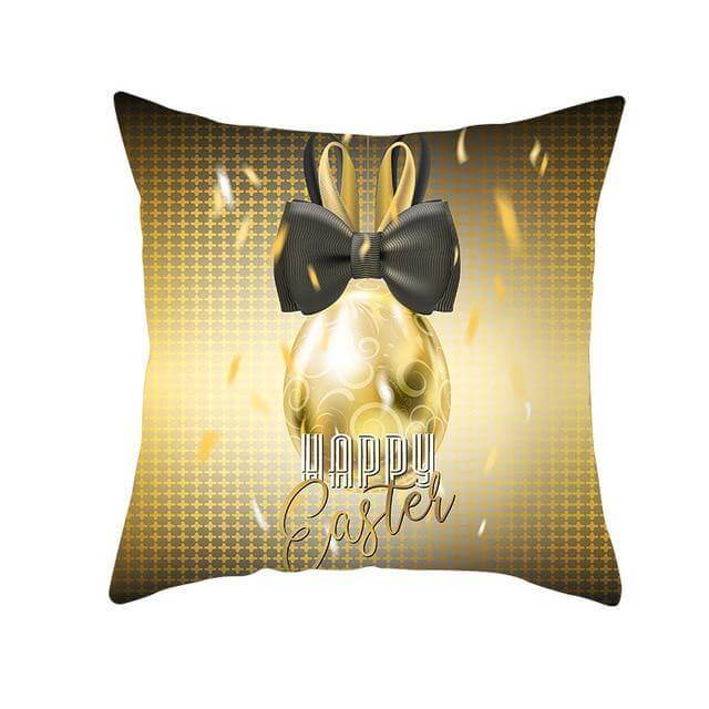 Bunny Påskägg Bomull Kuddöverdrag | Veska 10 45x45cm