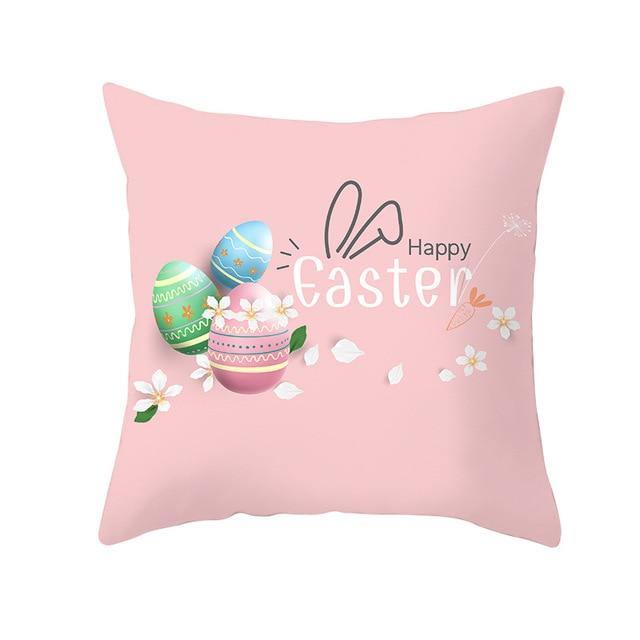 Bunny Påskägg Bomull Kuddöverdrag | Veska 19 45x45cm
