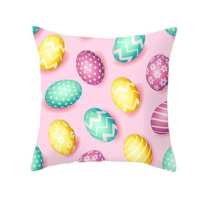 Bunny Påskägg Bomull Kuddöverdrag | Veska 4 45x45cm
