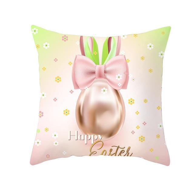 Bunny Påskägg Bomull Kuddöverdrag | Veska 5 45x45cm