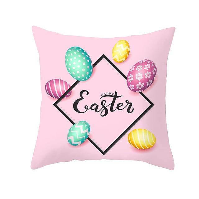 Bunny Påskägg Bomull Kuddöverdrag | Veska 9 45x45cm