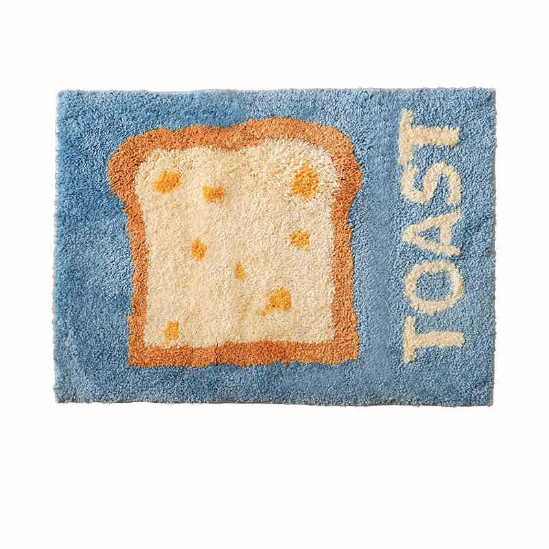 Butter Toast Tufted Mat | Veska Toast 45cmx65cm