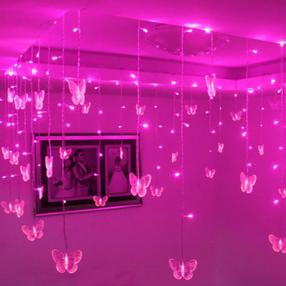 Butterfly LED Gardin Lampor | Veska Rosa