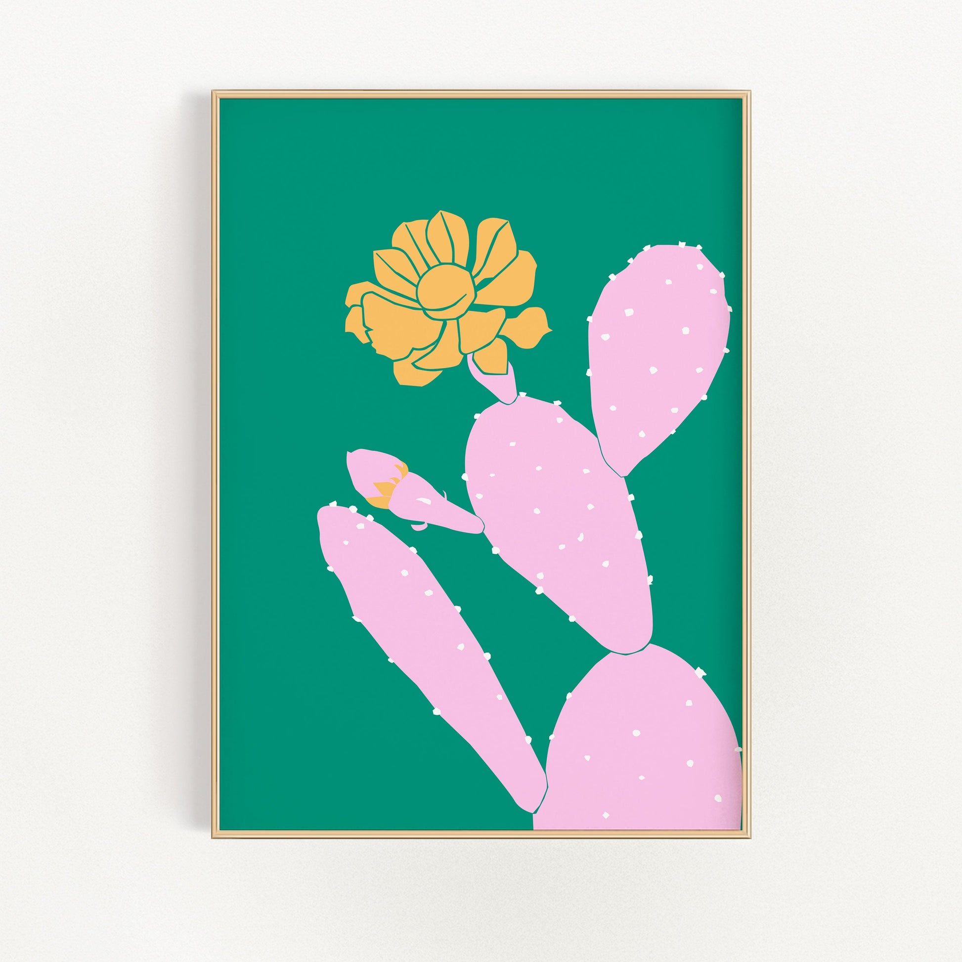 Cactus Flower | Veska 21×30 cm