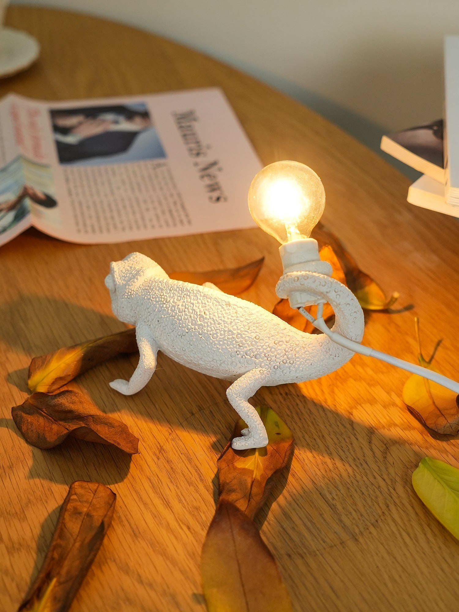 CamouGlow – Harmlampa i resin med charmig kameleondetalj | Veska