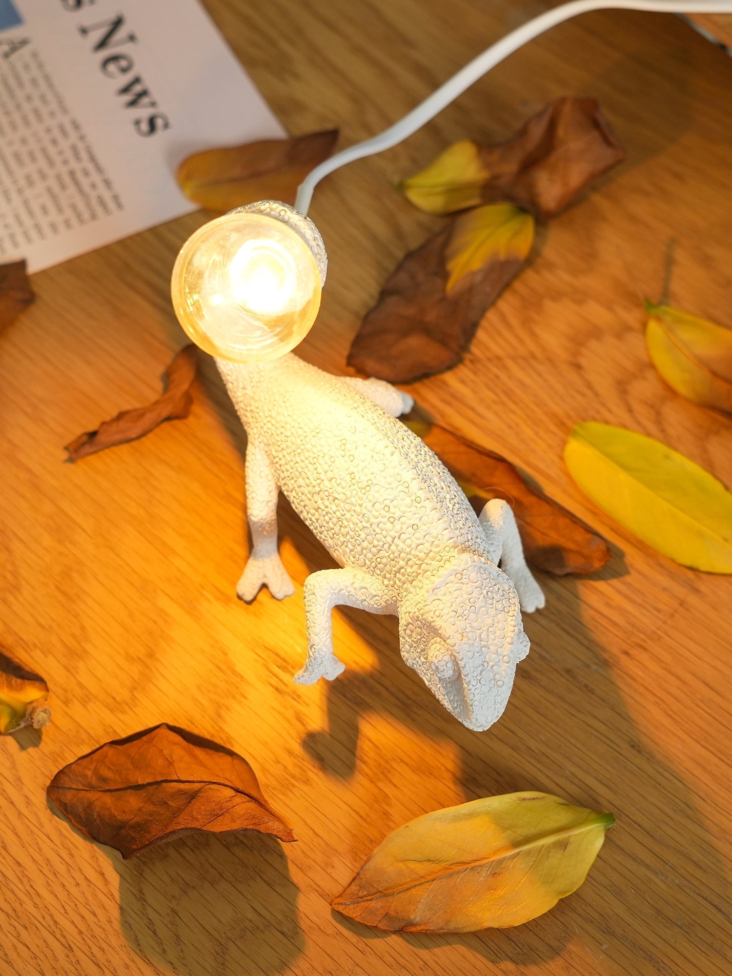 CamouGlow – Harmlampa i resin med charmig kameleondetalj | Veska