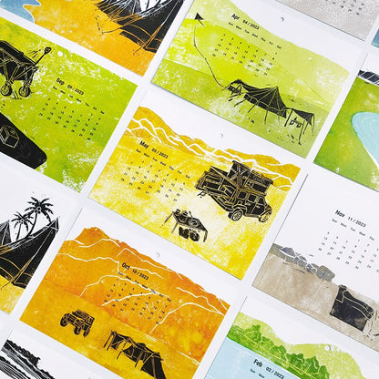 Camping Dreams Tält Skrivbord Kalender | Veska