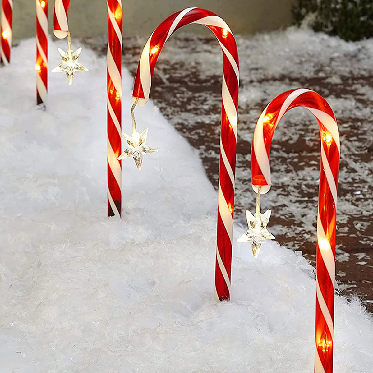 Candy Cane Lane LED Solarlampa | Veska