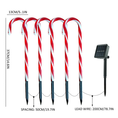 Candy Cane Lane LED Solarlampa | Veska