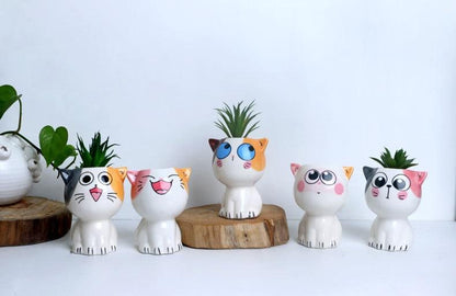 Cartoon Cat Blomkrukor | Veska