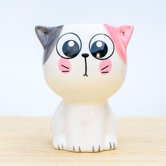 Cartoon Cat Blomkrukor | Veska 1