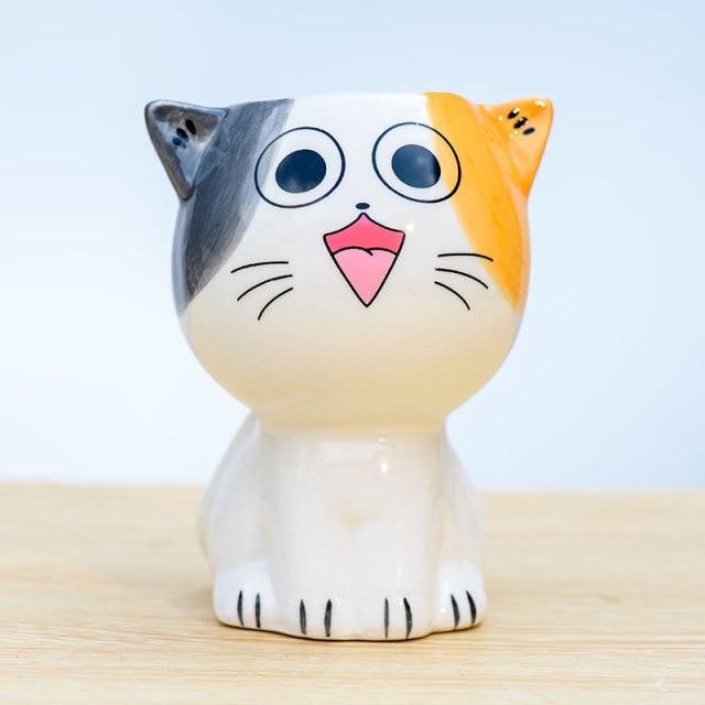 Cartoon Cat Blomkrukor | Veska 2