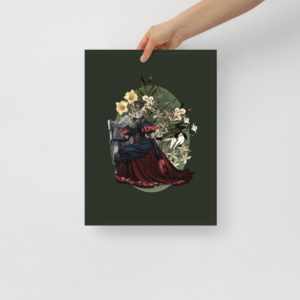 Cat Queen Mörkgrön | Veska