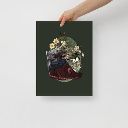 Cat Queen Mörkgrön | Veska
